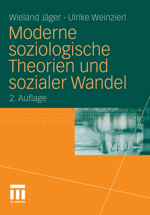 Book cover of Moderne soziologische Theorien und sozialer Wandel (2. Aufl. 2011)
