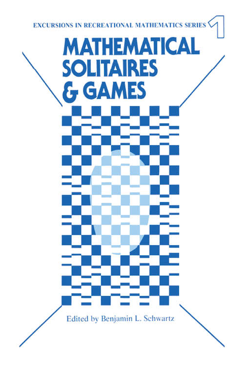 Book cover of Mathematical Solitaires and Games