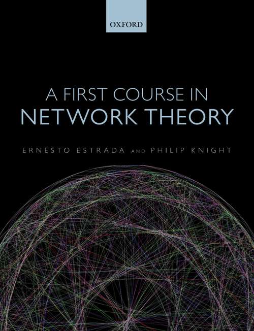 Book cover of A First Course in Network Theory