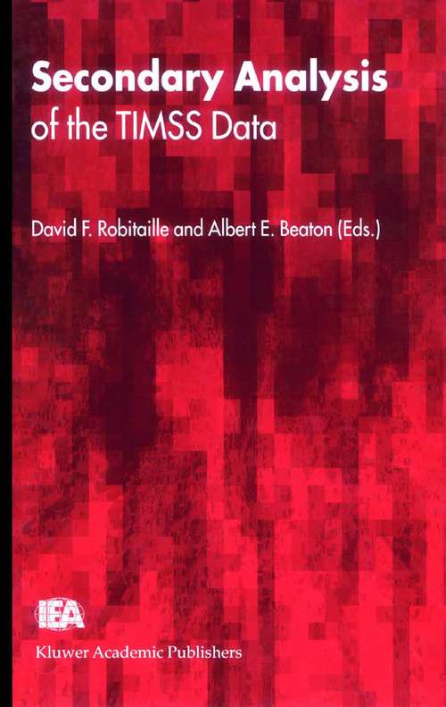 Book cover of Secondary Analysis of the TIMSS Data (2002)