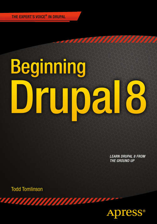 Book cover of Beginning Drupal 8 (1st ed.)