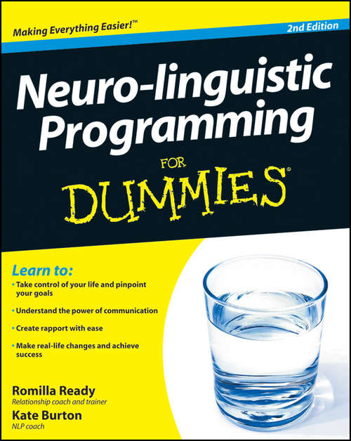 Book cover of Neuro-linguistic Programming For Dummies (2)