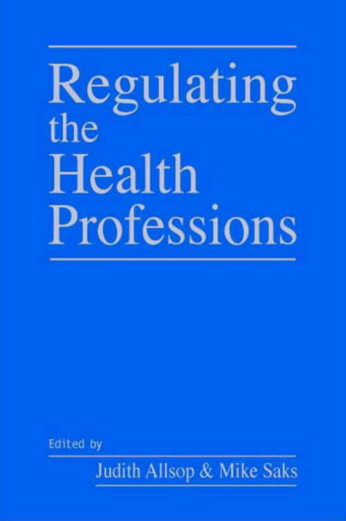 Book cover of Regulating the Health Professions (PDF)