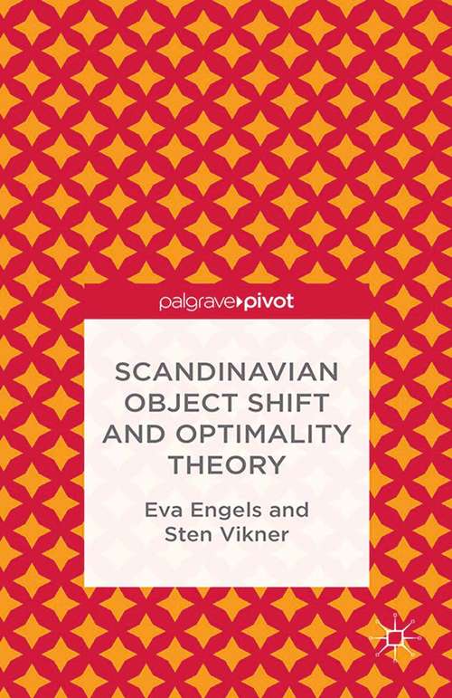 Book cover of Scandinavian Object Shift and Optimality Theory (2014)