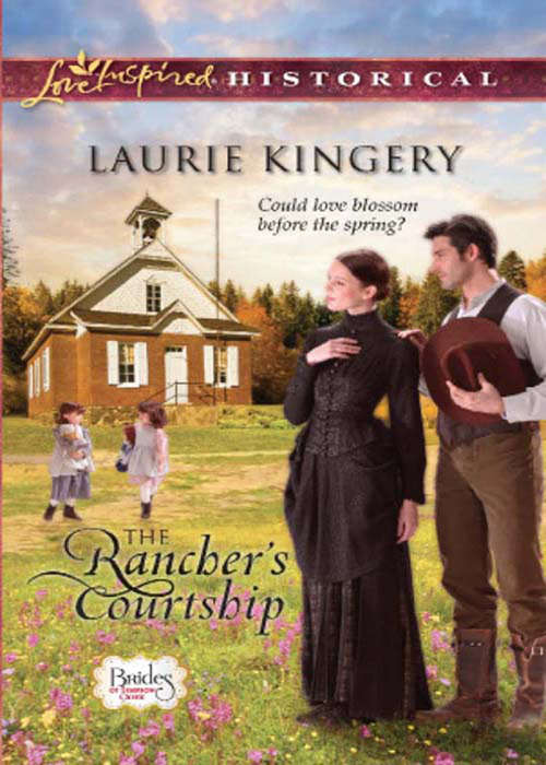 Book cover of The Rancher's Courtship (ePub First edition) (Brides of Simpson Creek #4)