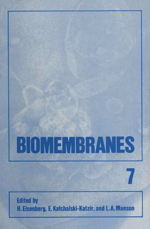 Book cover of Aharon Katzir Memorial Volume (1975) (Biomembranes #7)