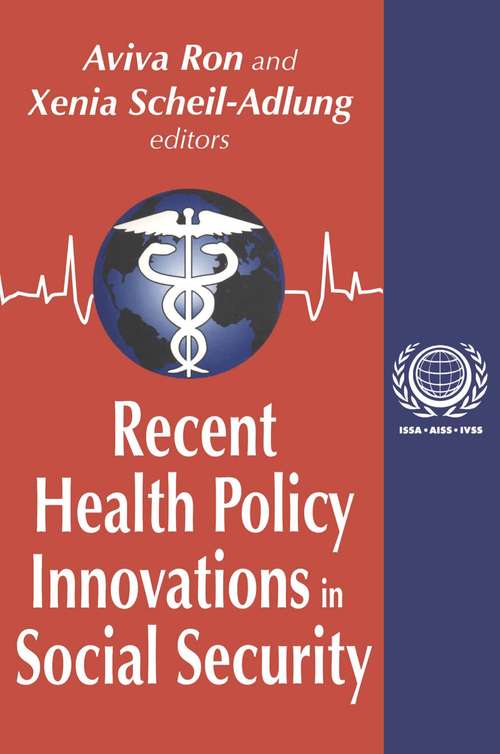 Book cover of Recent Health Policy Innovations in Social Security