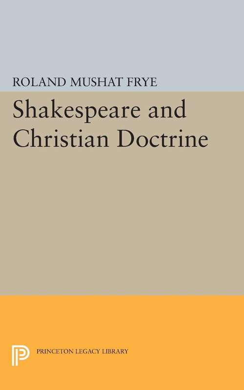 Book cover of Shakespeare and Christian Doctrine
