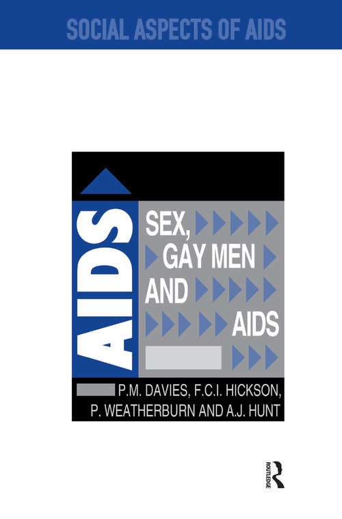 Book cover of Sex, Gay Men and AIDS
