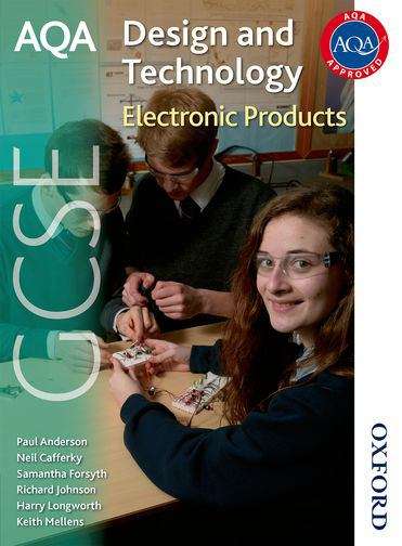 Book cover of AQA GCSE Design and Technology: Electronic Products (PDF)