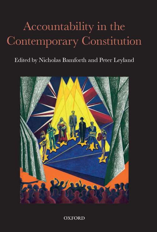 Book cover of Accountability in the Contemporary Constitution