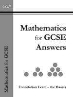 Book cover of CGP Mathematics for GCSE: Answers (PDF)