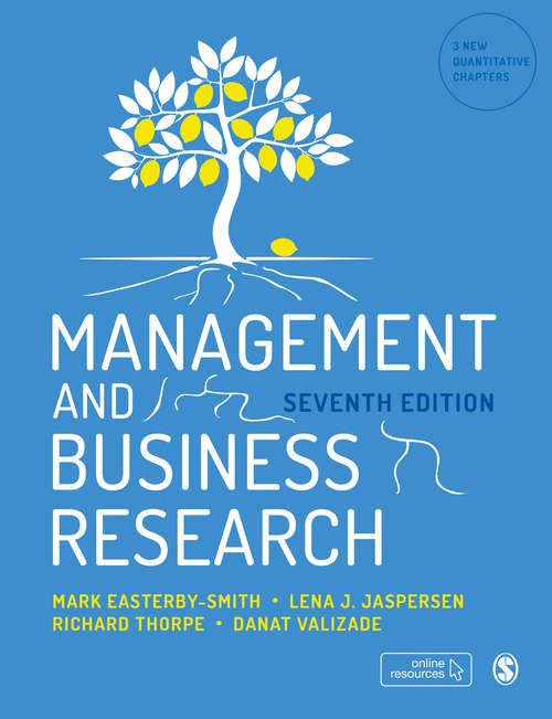 Book cover of Management and Business Research (Seventh Edition)