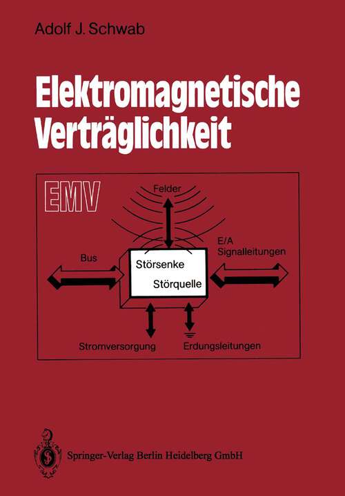 Book cover of Elektromagnetische Verträglichkeit (1990)