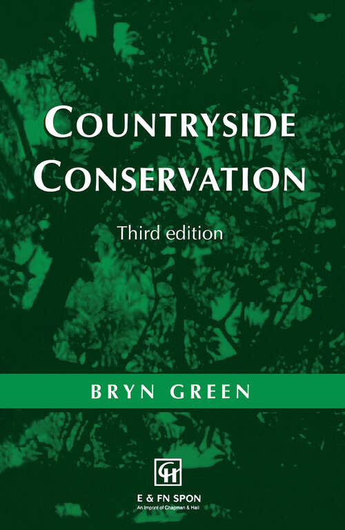 Book cover of Countryside Conservation: Land Ecology, Planning and Management