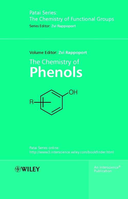 Book cover of The Chemistry of Phenols (Patai's Chemistry of Functional Groups)