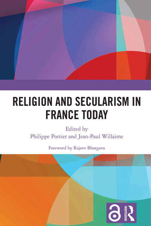 Book cover of Religion and Secularism in France Today