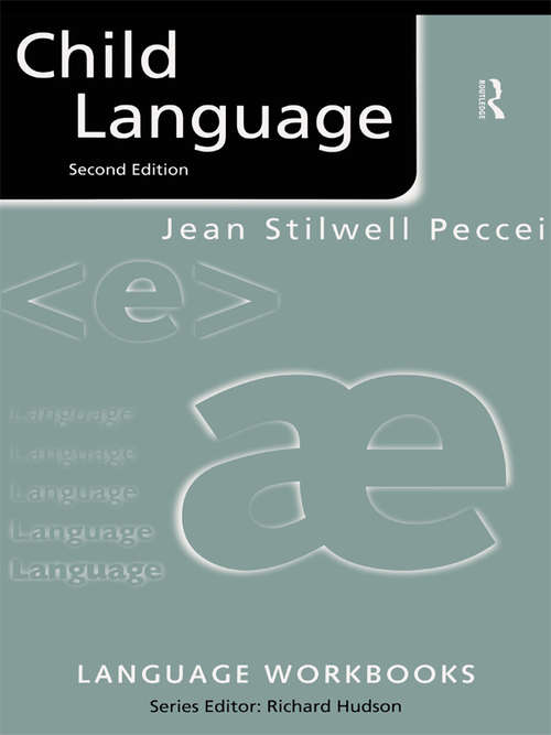 Book cover of Child Language