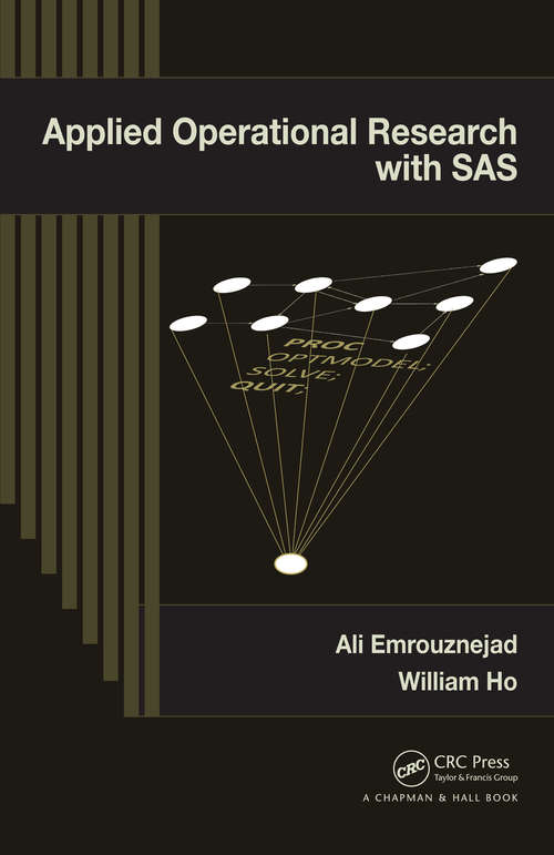 Book cover of Applied Operational Research with SAS