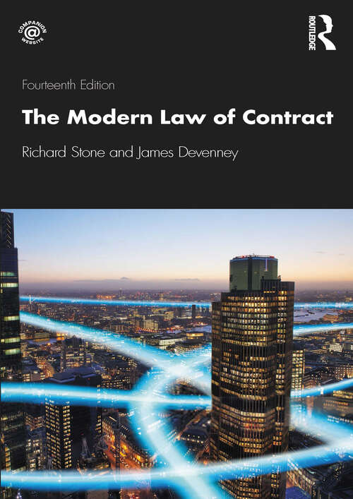 Book cover of The Modern Law of Contract (14)