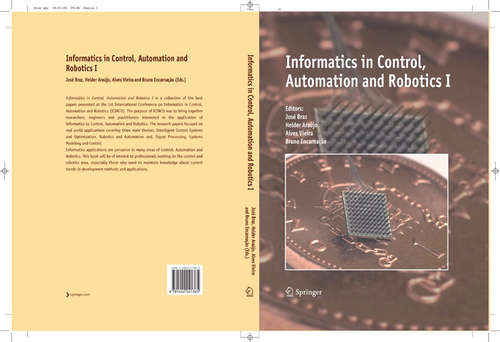 Book cover of Informatics in Control, Automation and Robotics I (2006)