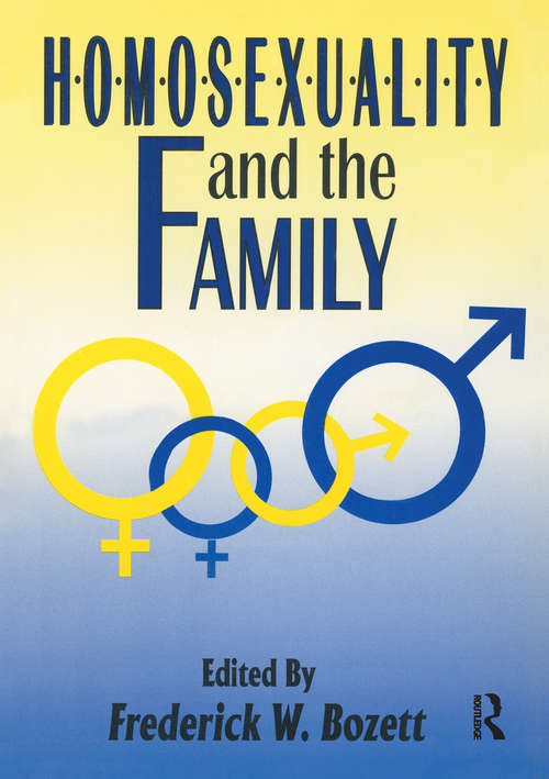 Book cover of Homosexuality and the Family
