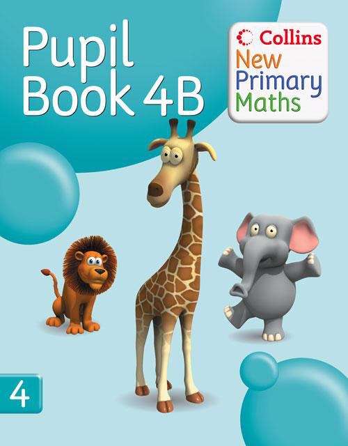 Book cover of Collins New Primary Maths - Pupil Book 4B (PDF)