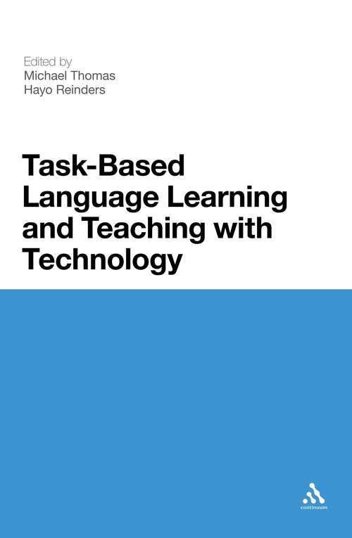 Book cover of Task-Based Language Learning and Teaching with Technology