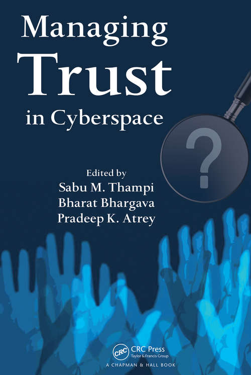 Book cover of Managing Trust in Cyberspace