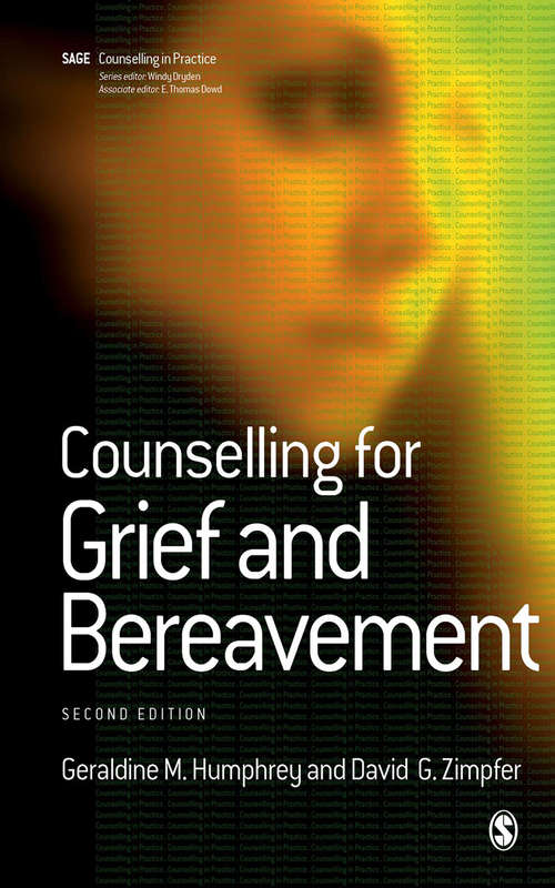 Book cover of Counselling for Grief and Bereavement