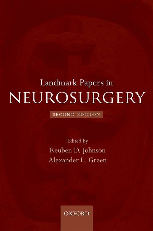 Book cover of Landmark Papers in Neurosurgery (2) (Landmark Papers In)
