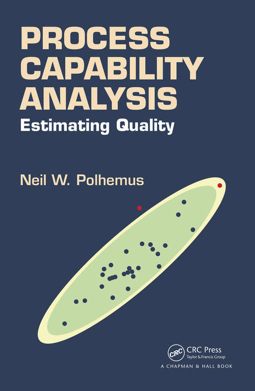 Book cover of Process Capability Analysis: Estimating Quality