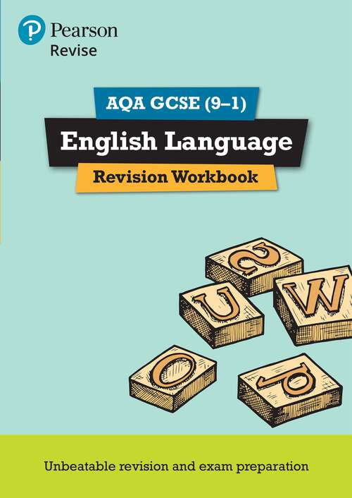 Book cover of Pearson REVISE AQA GCSE: Revision Workbook (REVISE AQA GCSE English 2015)