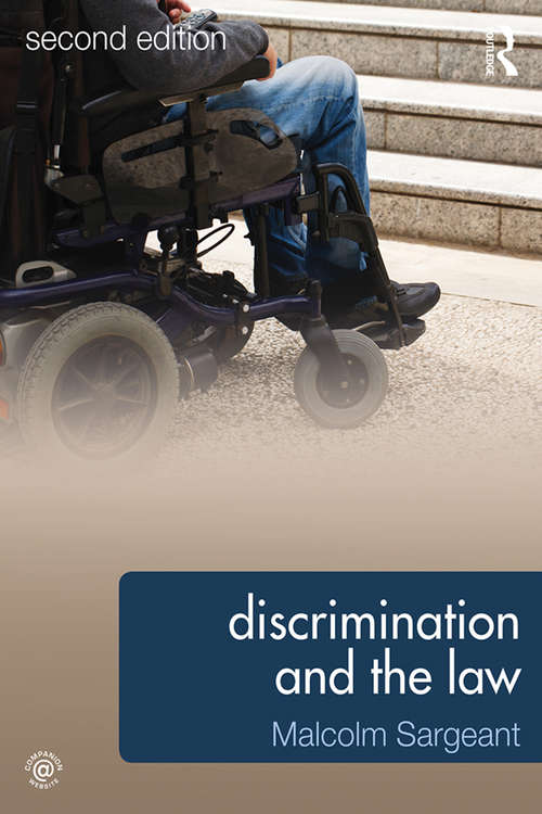 Book cover of Discrimination and the Law 2e (2)
