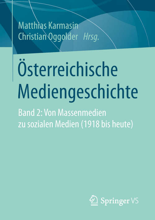 Book cover of Österreichische Mediengeschichte