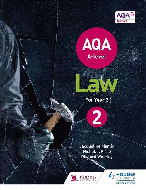 Book cover of AQA A-level Law For Year 2 (PDF)