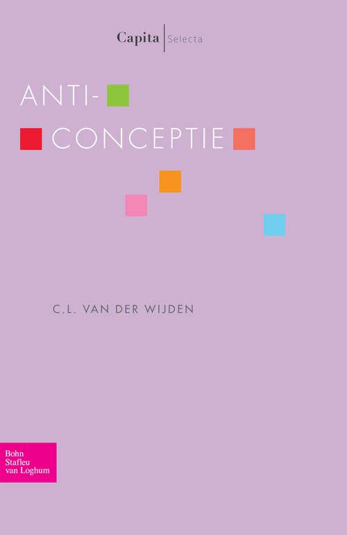 Book cover of Anticonceptie: Capita Selecta (2010)