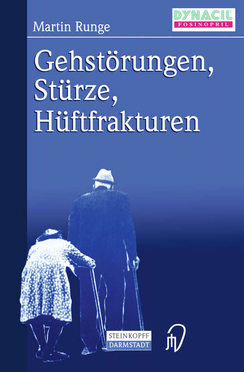 Book cover of Gehstörungen, Stürze, Hüftfrakturen (1998)