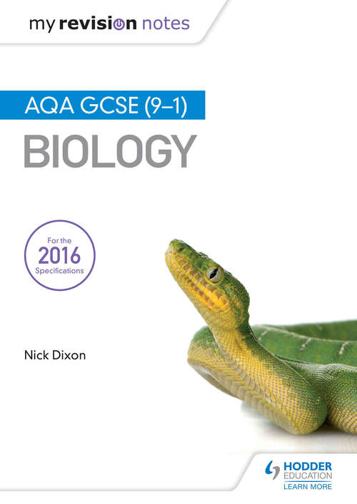Book cover of AQA GCSE (9-1) Biology: My Revision Notes (PDF)