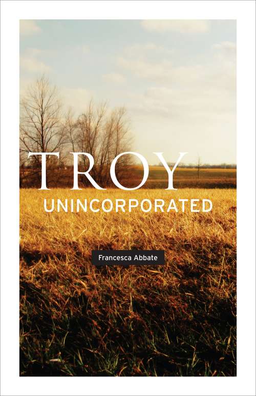 Book cover of Troy, Unincorporated (Phoenix Poets)