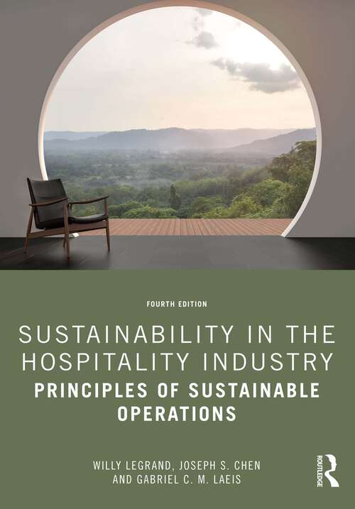 Book cover of Sustainability in the Hospitality Industry: Principles of Sustainable Operations (4)