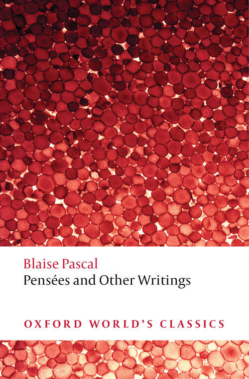 Book cover of Pensées and Other Writings (Oxford World's Classics)