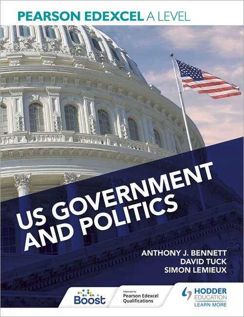 Book cover of Pearson Edexcel A Level US Government and Politics