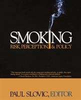 Book cover of Smoking (PDF): Risk, Perception, And Policy