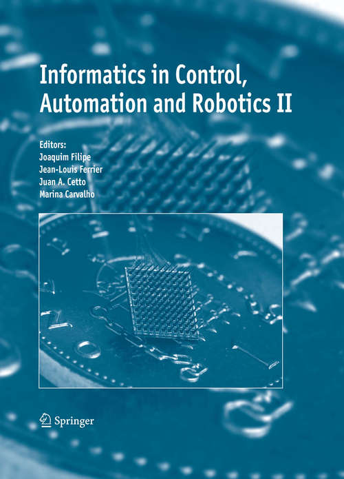 Book cover of Informatics in Control, Automation and Robotics II (2007)