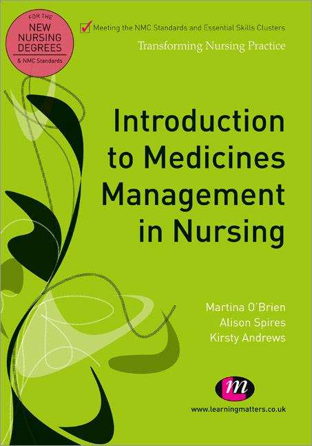 Book cover of Introduction to Medicines Management in Nursing (PDF)