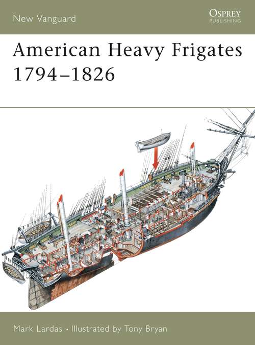 Book cover of American Heavy Frigates 1794–1826 (New Vanguard)