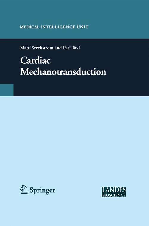Book cover of Cardiac Mechanotransduction (2007)