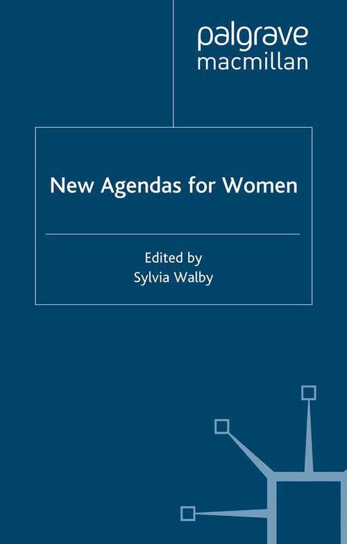 Book cover of New Agendas for Women (1999)