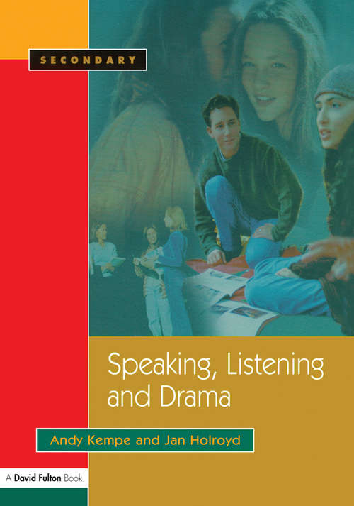 Book cover of Speaking, Listening and Drama